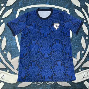 2025 Guatemala National Team Pre-Match Navy Short Sleeve Soccer Jersey