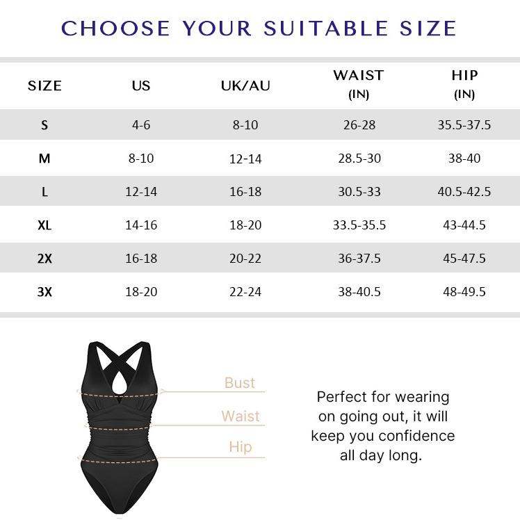 Shapellx Women's Smart Sculpt Front Ruched Swimsuit Tummy Tucking One Piece Slimming Bathing Suit Sculpting Snatched Waistline Swimwear