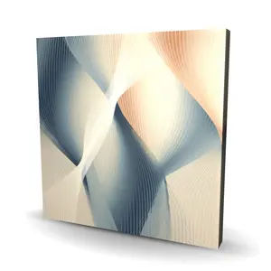 Pictorem C1RC2424GTI6FN 24 x 24 in. Heavenly Threads - Beige Canvas Wall Art for Elegant Spaces