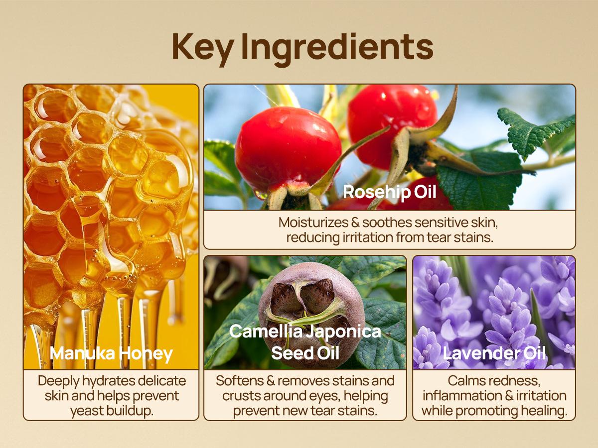 HICC Pet Tear Stain Eye Balm Butter For Dogs gently lifts tear stains Coconut Oil cleanses, soothes, and hydrates the area around your pet's eyes for a brighter comfortable, and stain-free remover, cleaner, grooming products, removal #petlife HICC Pet Tear Stain Eye Balm Butter For Dogs gently lifts tear stains Coconut Oil cleanses, soothes, and hydrates the area around your pet's eyes for a brighter comfortable, and stain-free remover, cleaner, grooming products, removal #petlife