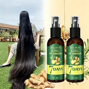 【2 pcs】Ginger Hair Oil and Biotin Hair Essence, Hair Growth Oil for 7-Day Ginger Nourishing Scalp Massage for All Hair Types, Moisturizing Hair Care,Scalp Treatment Serum,Father's Day Gift for Men and Women