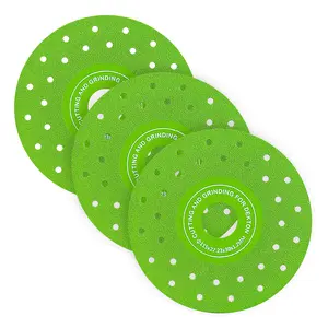 3PCS 4.5Inch Diamond Saw Blade Multi-Pore flat grinding disc, Suitable for Cutting＆45° Chamfering of Glass, Ceramic, Tiles and Marble, Angle Grinder Accessories＆Power Tool Attachment