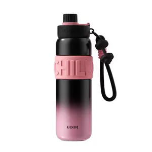 GOOM 23oz Cold Insulated Bottle – Lightweight, Leakproof, 3 Ways to Drink, Made for Light Sports & Daily Use
