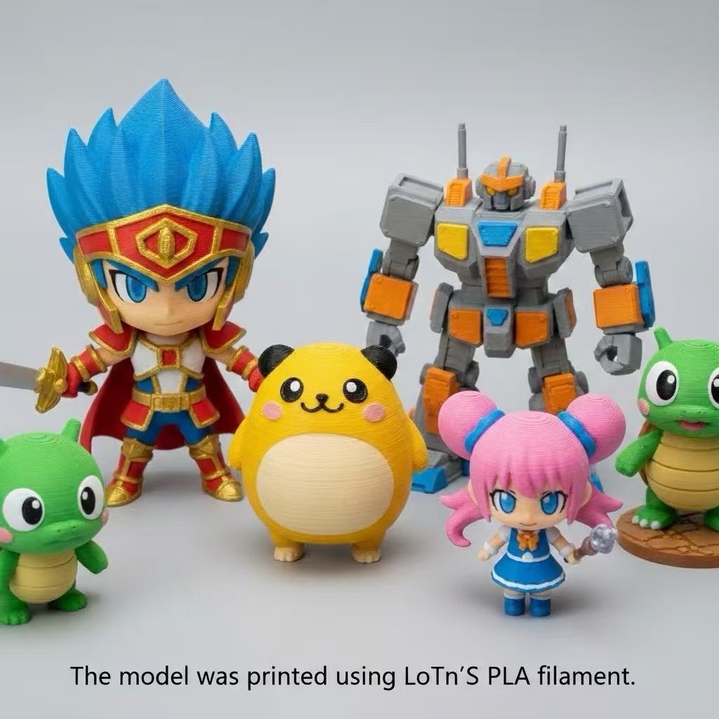 2PCS，3D Printing PLA+/pro filament for 3D Printer;High toughness and High speed,two-colors combo 1.75+/-0.03mm，work for all brand of FDM 3D printer