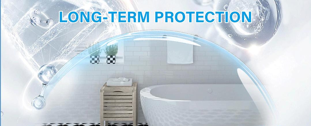 FREEDAZE Bathroom Cleaner Foam Spray (400ml) - Citric Acid Formula for Hard Water Stains, Toilet Grime & Soap Scum on Multi-Surfaces