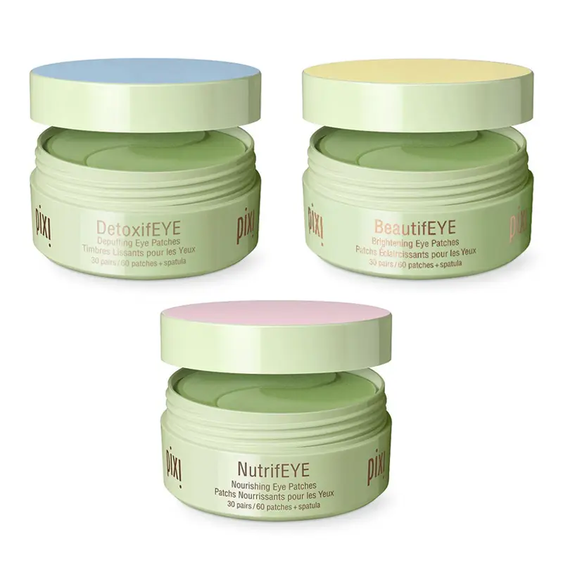 Pixi Hydrating Eye Patch Best Sellers Trio, Infused with Cucumber, Chamomile, Aloe for Radiant Under-Eye Skin