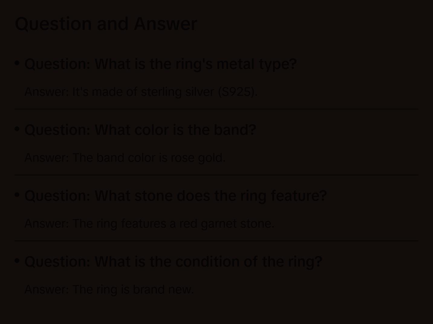 Sterling Silver 14mm Oval Red Garnet Rose Gold Ring Artificial Gemstone Adjustable Ring