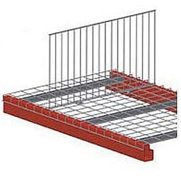 Nashville Wire Products Baked Enamel Durable Steel Pallet Rack Wire Deck Divider - 34x18 in Rectangle, Steel Clips, 0 - 5 Kg Capacity, Assembled Clip System Utility Rack for Home Organization