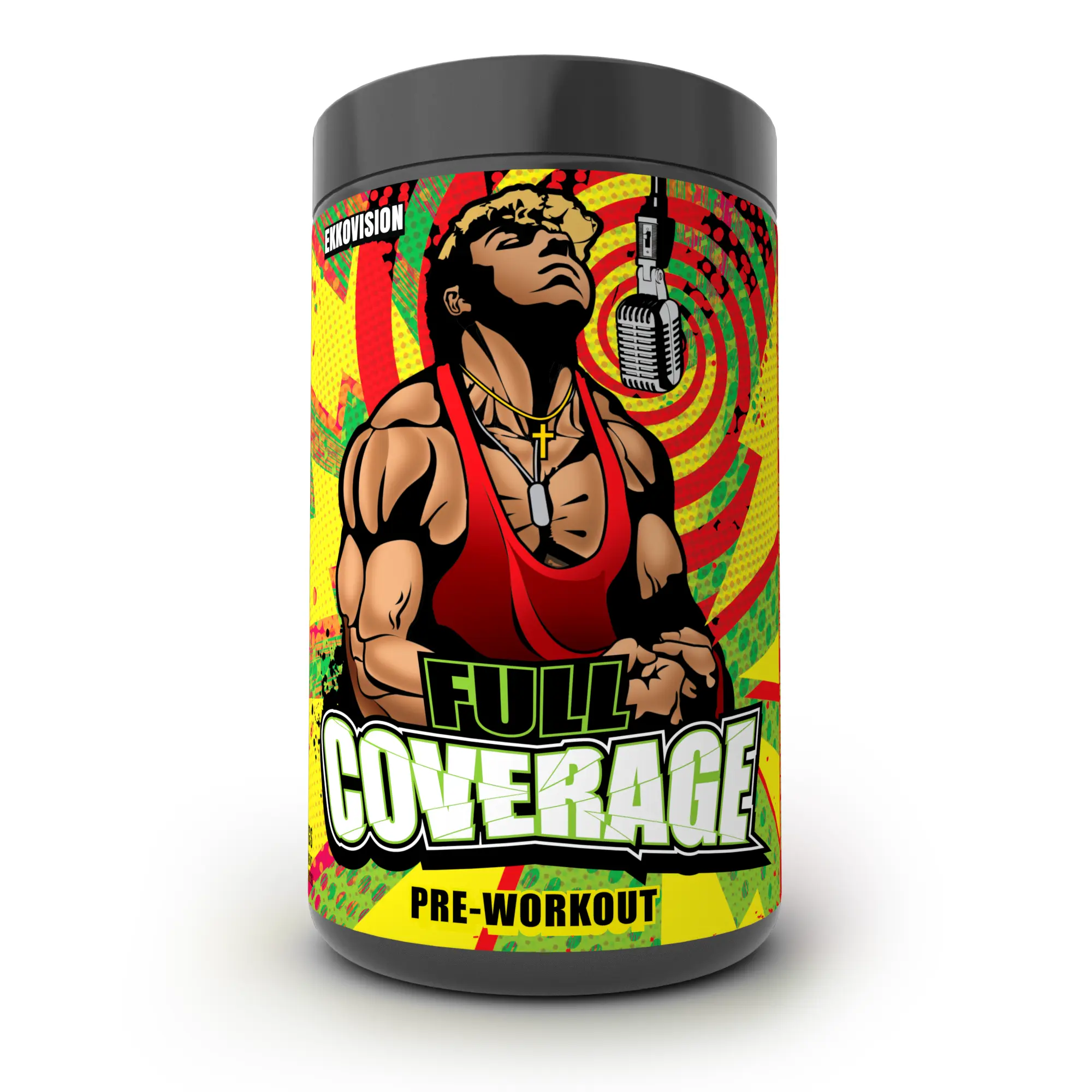 EKKO Full Coverage Pre-Workout | Charlie Caruso Signature | High-Stim Formula | 3rd Party Tested Fitness Endurance Supplement Fitness Supplements