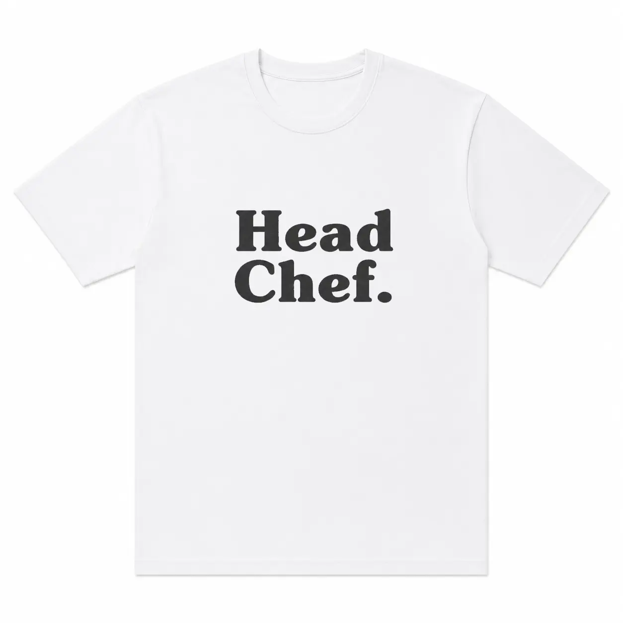Head Chef T-shirt, Kitchen Cooking Letter Print Shirt, Funny Culinary Gift Tee Top, White Black Shirt for Men Women Unisex, Harajuku Streetwear, Oversized Casual Sweet Wear, Workwear Restaurant Outfit