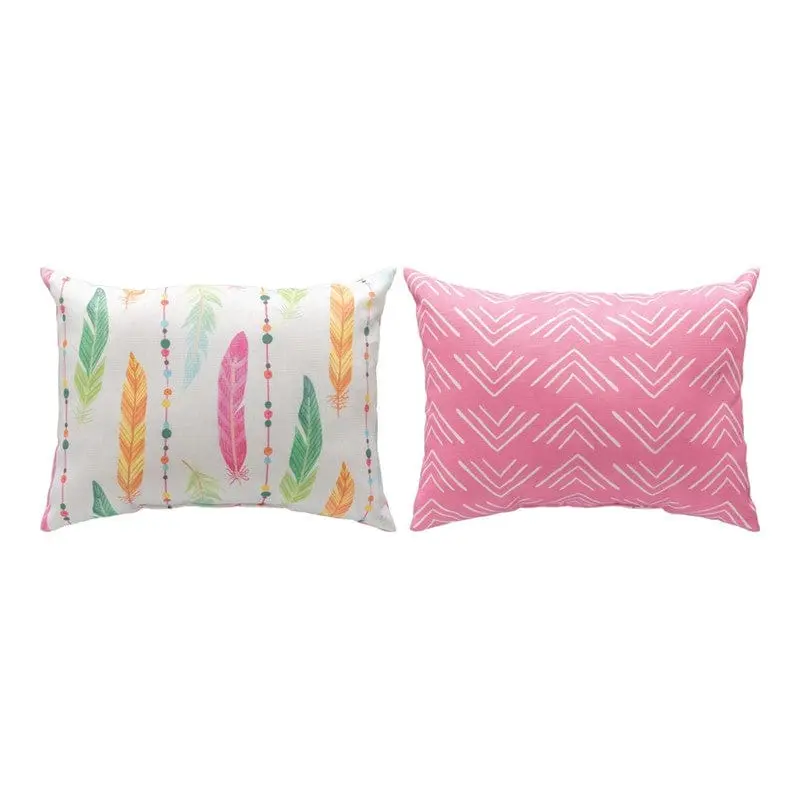Cowgirl City Feather Pillow