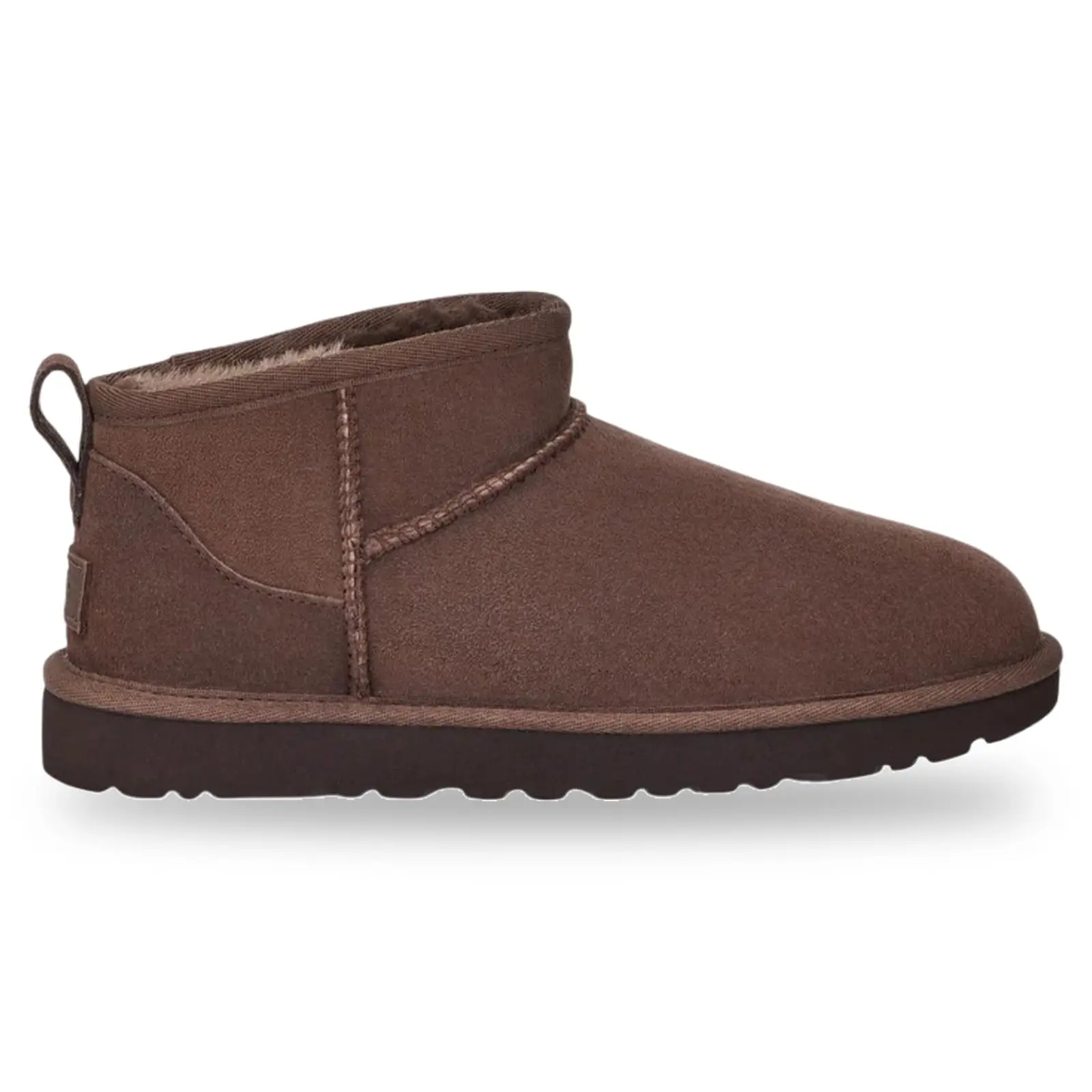 UGG Classic Ultra Mini Boot Burnt Cedar Women's Authentic Original Suede Winter Shoe 1116109-BCDR Fuzzy Cozy Warm Comfortable Lined Girls Footwear Round Toe Boot Western Boot