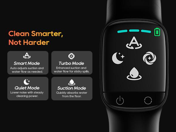 DREAME Aero Pro Vacuum Mop, ALL-in-ONE cordless cleaner for wet messes & dry messes, 0 hair residue, 5mins quiet flash self-clean, 185℉ self-dry, 60min runtime, for family, for all flooor types