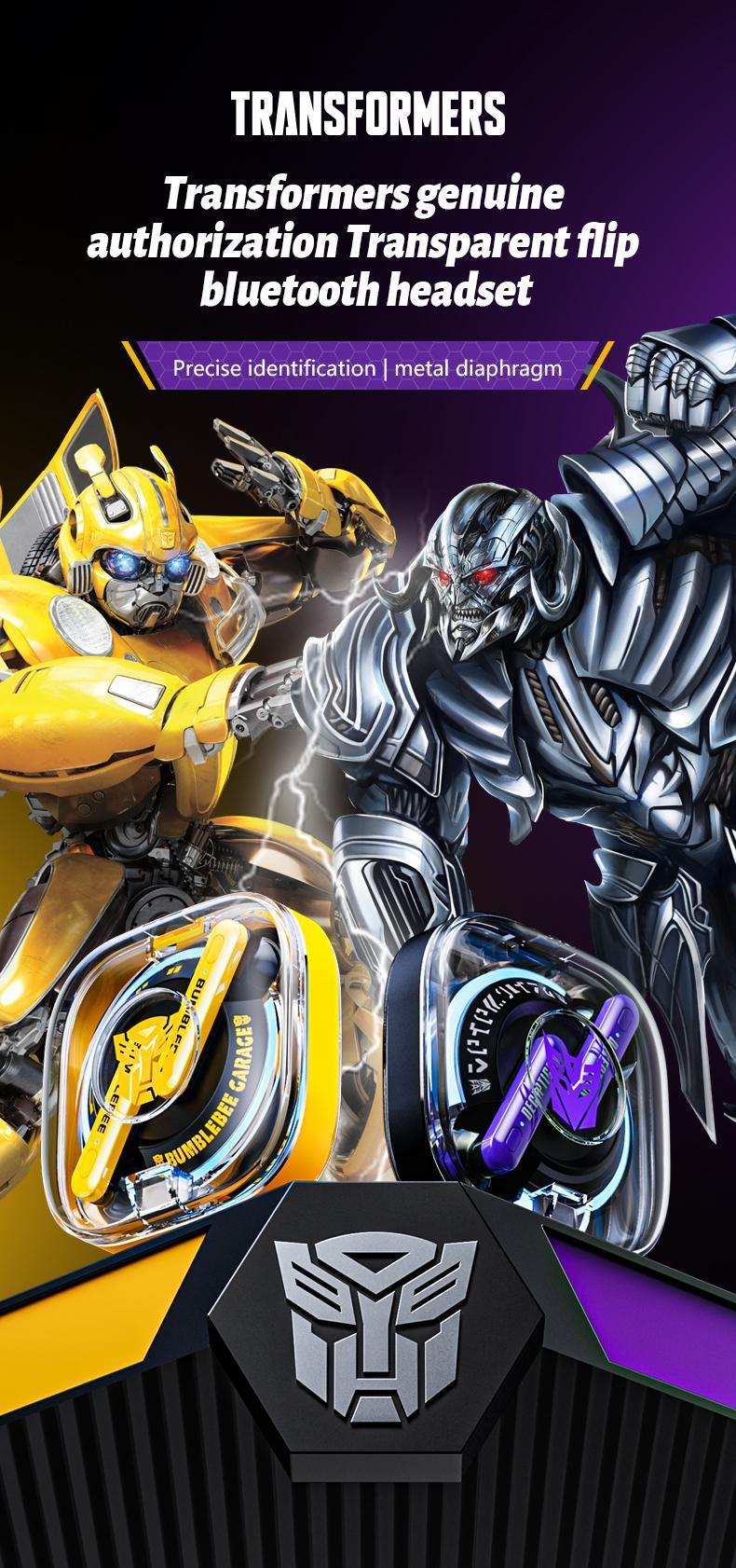 2023 New Legit Transformers TF-T03 Buletooth Earphone Compatible for All Kinds of Mobilephone