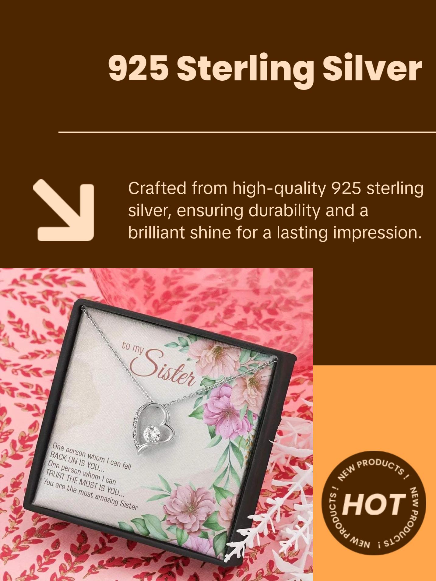 To My Sister Pendant