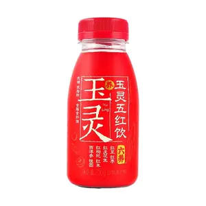 LIUYANG Wu Hong Drink - Traditional Chinese Health Beverage with Red Dates, Goji Berries, Red Beans, Peanuts & Hawthorn - Low Sugar, Low Fat, Low Calorie - 230g