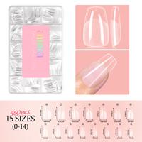 M-Coffin Nail Tips-450pcs