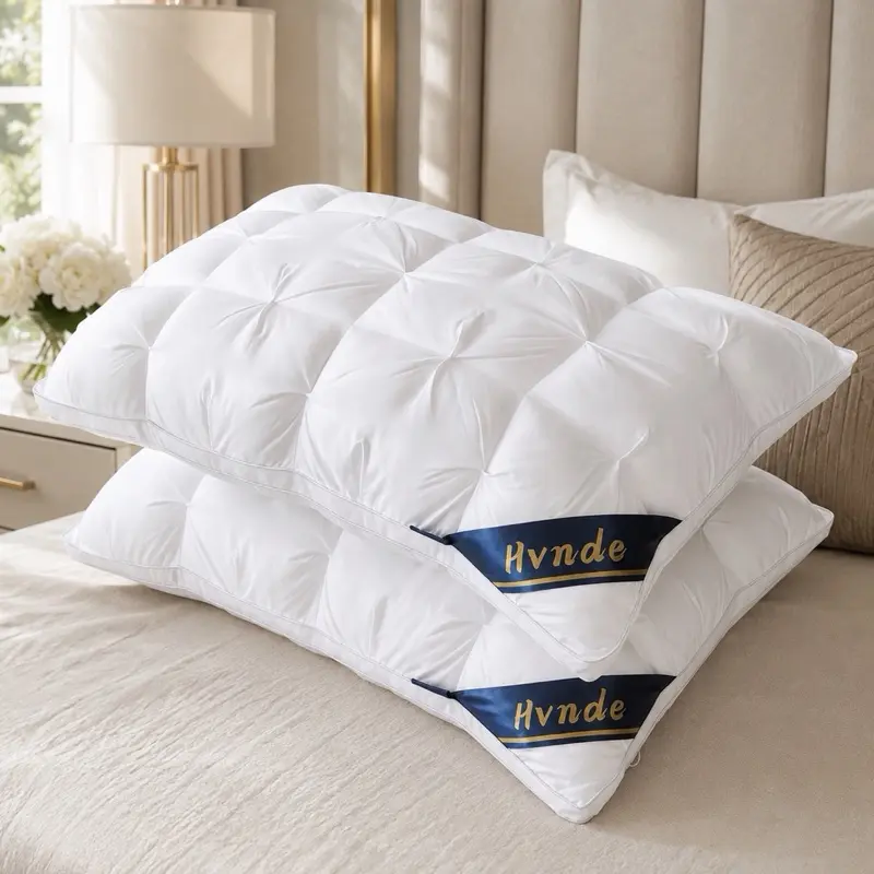 [Summerwins] Luxurious Hotel-Quality Pillows - Soft Down Alternative Fill, Plush Texture, Durable, Cushioned for Side/Back Sleepers - All-Season Comfort, Flattening Resistance