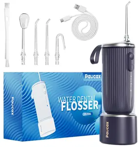 Cordless Dental Water Flosser, 4 Modes Oral Irrigator for Teeth Cleaning, IPX7 Waterproof Portable Water Pick with 5 Jet Tips for Adults & Sensitive Gums
