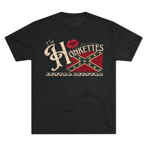 Lynyrd Skynyrd Tshirt The Honkettes Rebel Shirt Flag Retro Southern Pride Tee Classic Confederate Heritage Tees Dixie Legacy Unisex T-Shirt For Summer Patriotic Oversized Graphic StreetwearPolitics Classic Menswear Rebel Soul Shirt Gift For Him Men Women