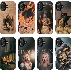 8 Styles Hades Album Phone Case, Dark Fantasy Pop Era, Compatible with iPhone 17 16 15 14 13 12 11 X XR & Samsung S22 S23 S24 S25, Gift for Fans, Trending 26 0