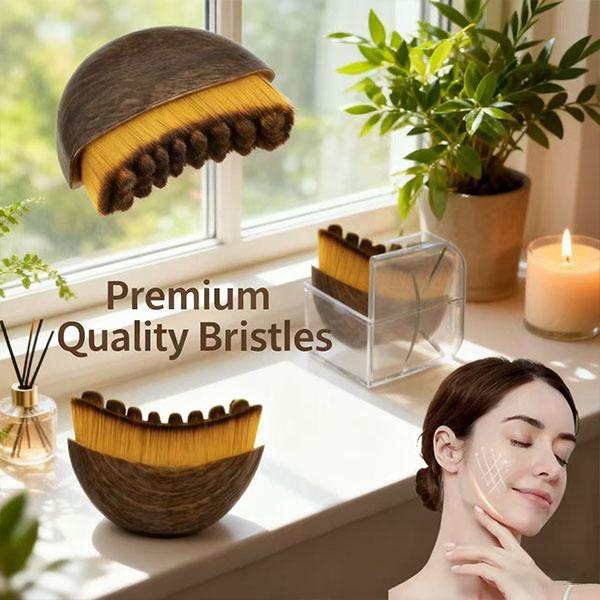 Lymphatic Drainage Face Brush – Jawline & Chin Sculpting Dry Brushing Massager for Facial Fatigue Relief, Ergonomic Design for Precise Skin Fit (1PCS)