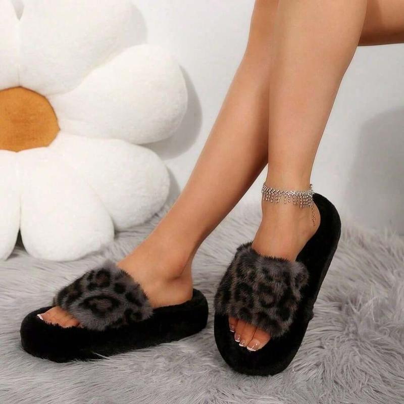 Mysoft Women's Plush Slippers, Soft Warm Winter Shoe, Womensfashion Sandals Slippers for Women, Cozy Indoor Bedroom Footwear, Ideal Valentine's Day Gift