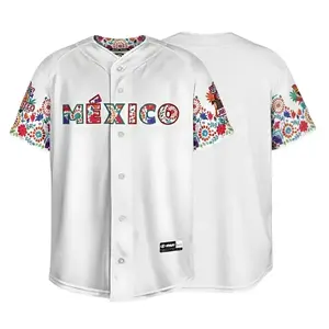 Jersey Serie del Caribe Blanco/Flores Caballero 2026