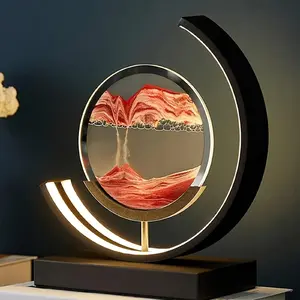 In motion Sand Art Desk Lamp