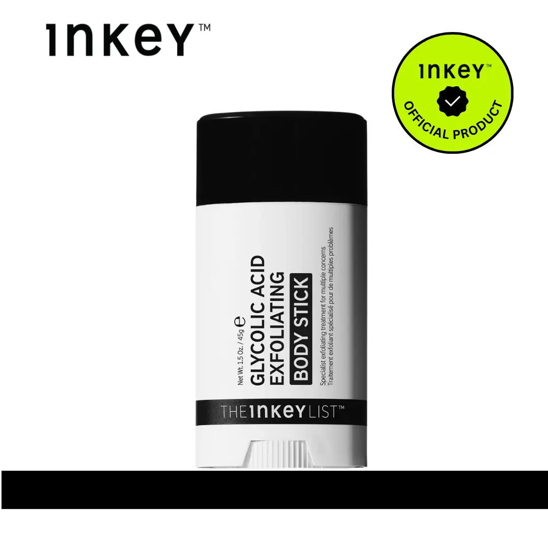 [The INKEY List] Glycolic Acid Exfoliating Body Stick for KP Bumps, Ingrown Hairs, Body breakouts & Bacne and dark marks