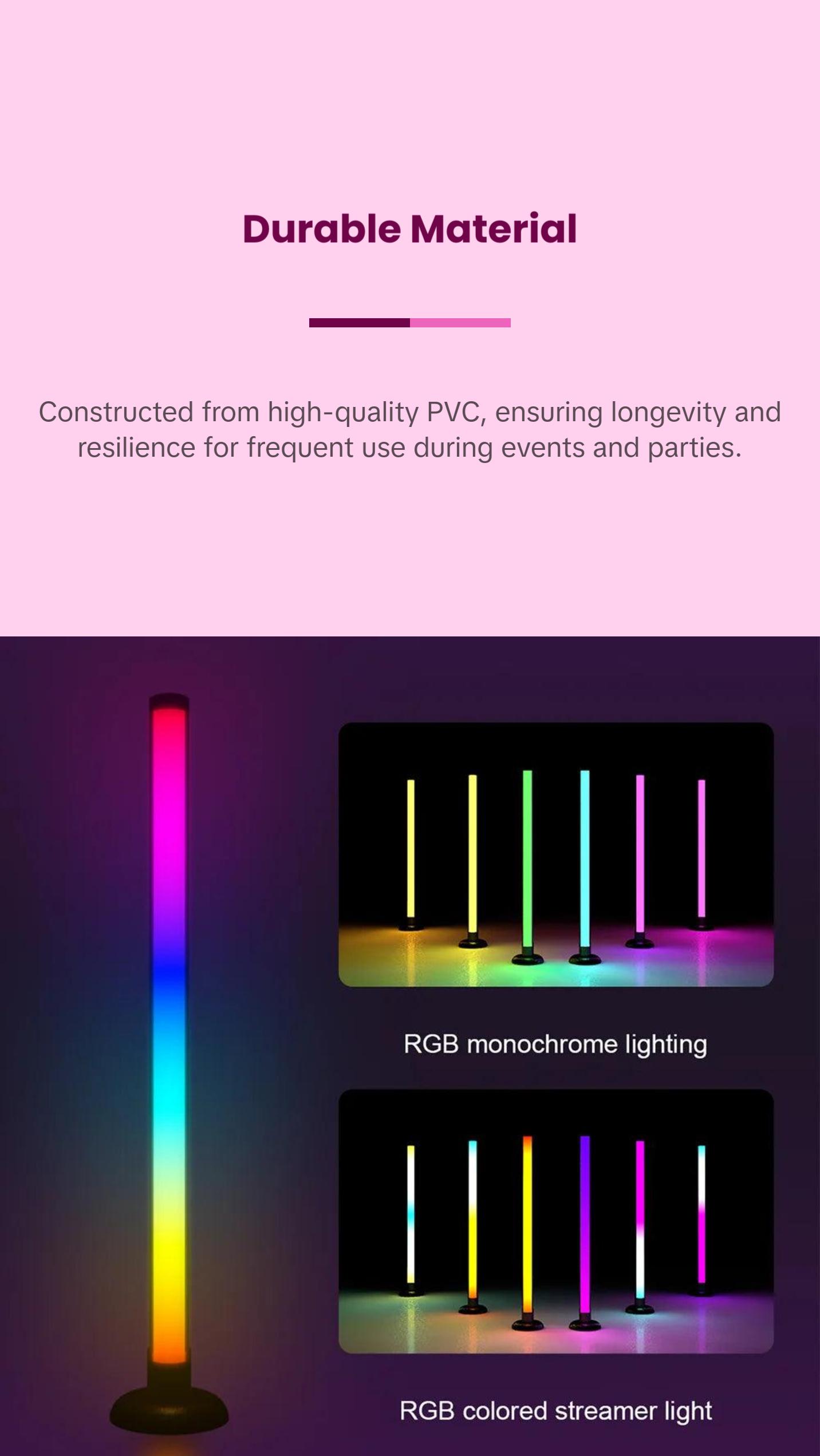 Beat Sound Activated Gaming RGB LED Lights Bluetooth