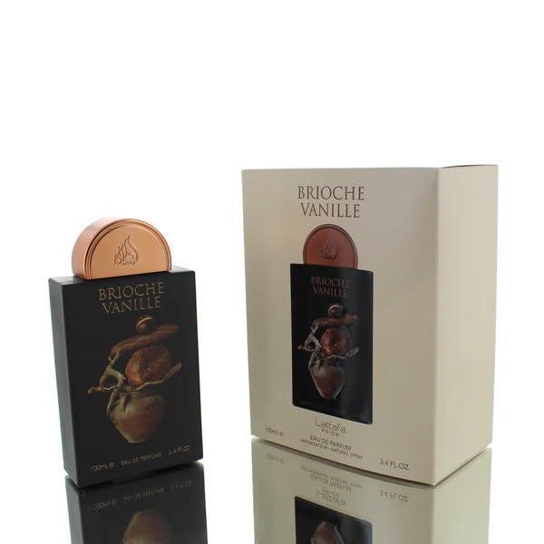 Lattafa Pride Brioche Vanille for Unisex Eau de Parfum Spray, 3.4 Ounce / 100 ML