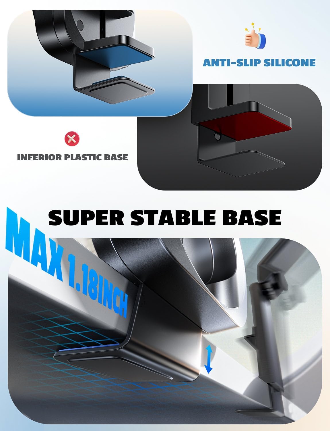 LISEN Travel Stand-MagSafe 2025 New 360° Rotating  Foldable Retractable Stand with Powerful Magnet, Women's Cell Phone Holder Travel Essentials,  Essentials, Hands-Free Magnetic Mini Travel Accessory