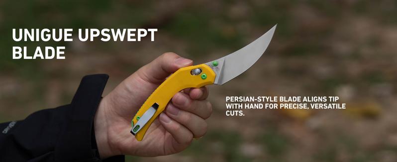 CJRB Nanner Tool Knife Designed by Dusty Rhodes with AR-RPM9 Steel Blade and G10 Handle Folding Knives for Man, Camping and Everydaycarry