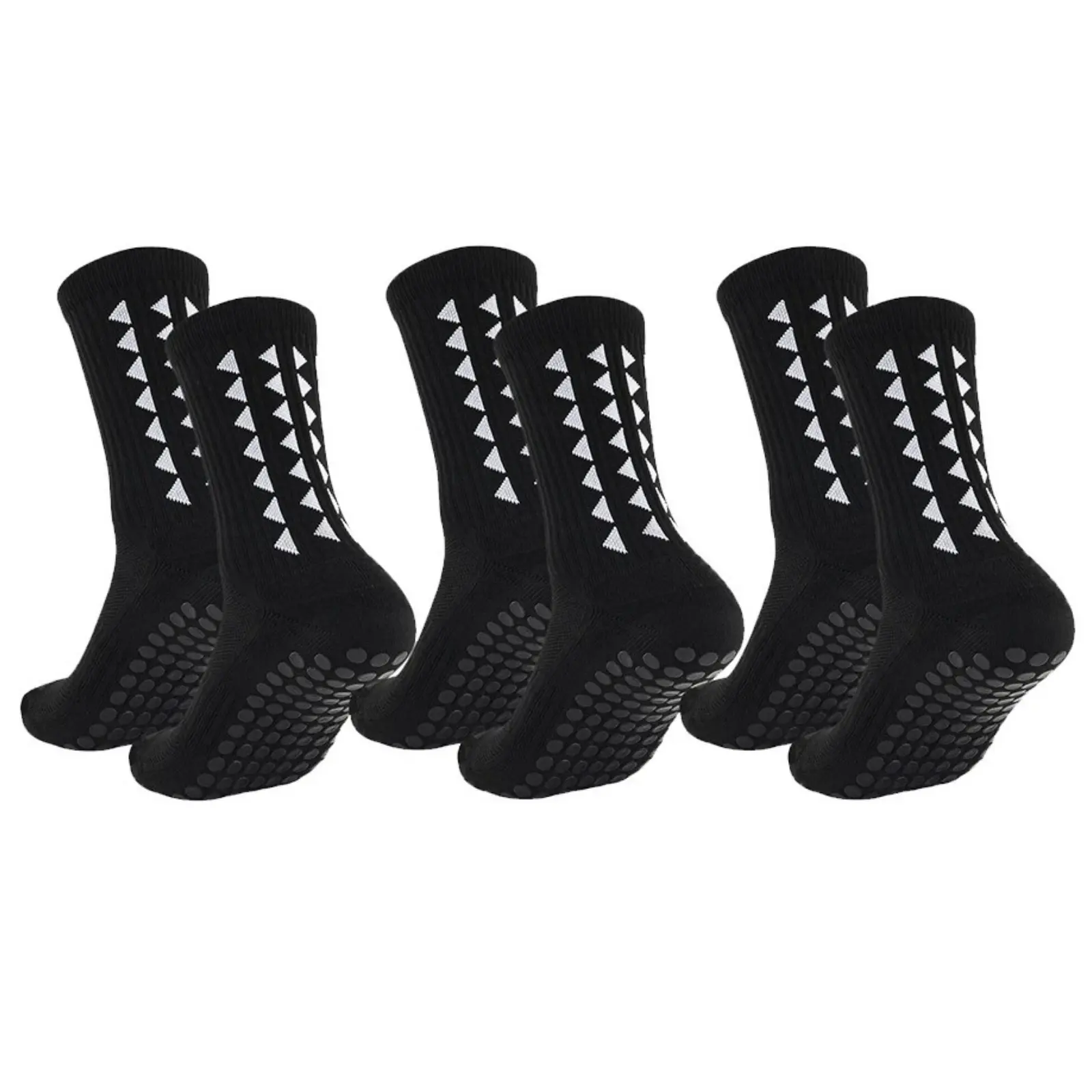 Unisex Soccer Socks 3/6/10 Pairs Breathable Cushioned Non-Slip Silicone Grips Mid-Calf Professional Training Socks for Matches Workouts Unisex Soccer Socks 3/6/10 Pairs Breathable Cushioned Non-Slip Silicone Grips Mid-Calf Professional Training Socks for Matches Workouts