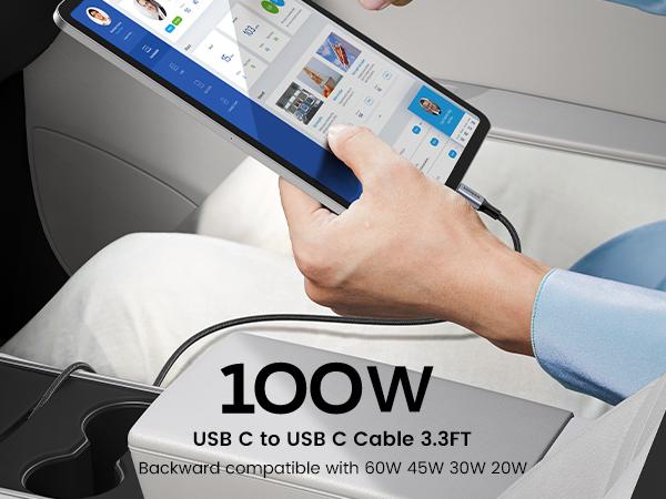 UGREEN 100W USB C Cable - Smartphone Charger for iPhone 17/17 Plus/17 Pro/17 Pro Max/16/15 Plus/15 Pro/15 Pro Max, MacBook Pro, iPad Pro, Dell XPS, Samsung Galaxy S23/S22 Ultra, Switch, Pixel, Deals for You,TikTokShopHolidayHaul