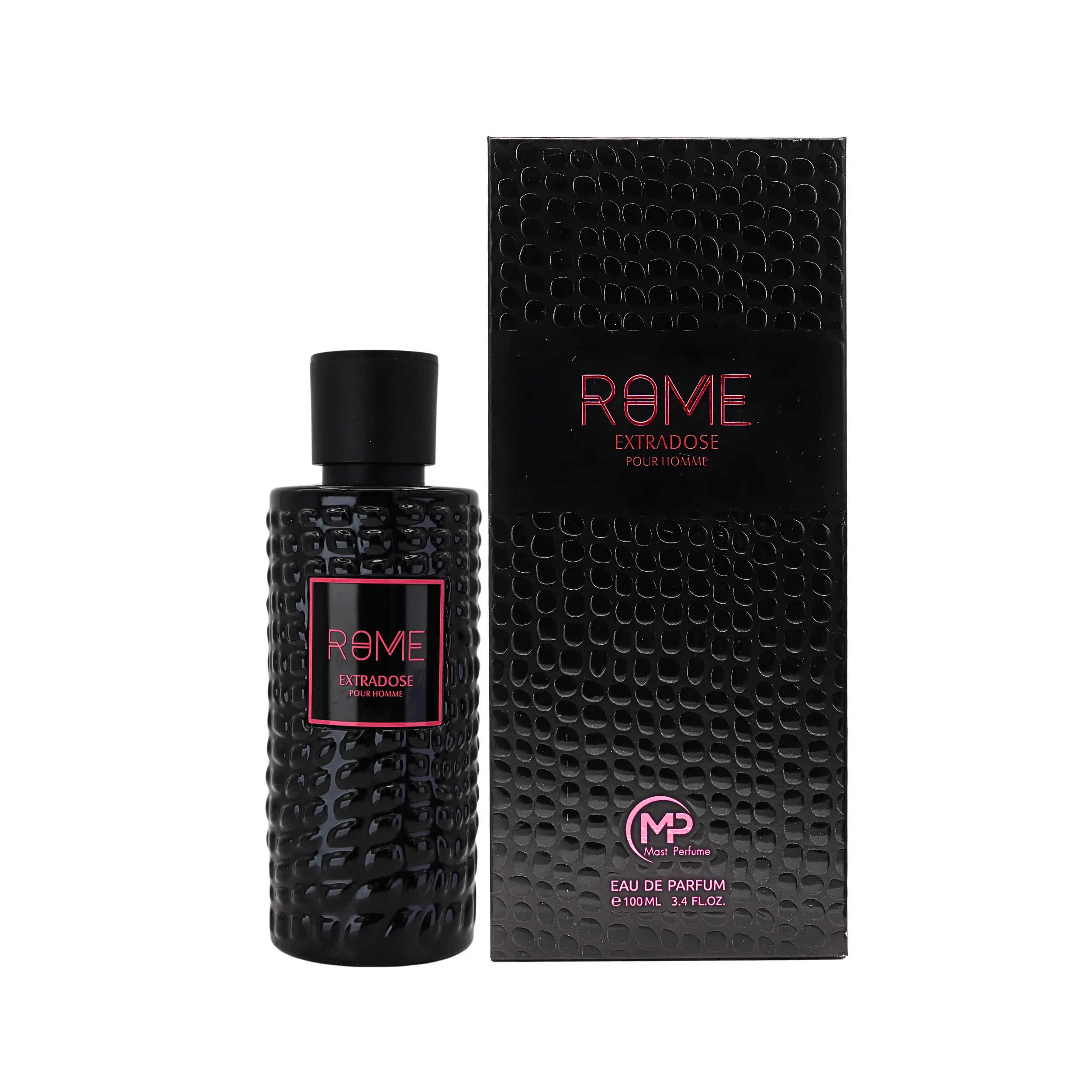 BHARARA Rome Extradose Pour Homme EDP Fragranced Perfume - 100ml Non-Toxic Men's Cologne, Long-Lasting Aromatic Woody-Spicy Signature Scent with Vetiver Blend & Lavender Heart, Ideal for Evening Wear, EDP Liquid Perfumes for Adults