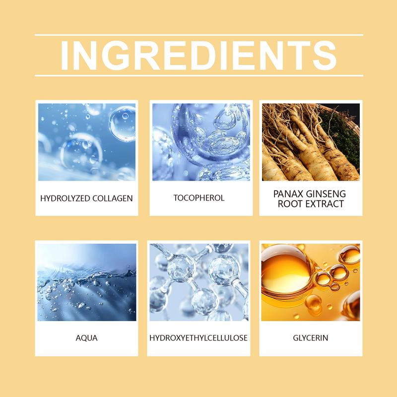 Ginseng Facial Serum, firms the skin, a natural moisturizing facial serum, a hydrating skincare product for both men and women, brightening and moisturizing serum.