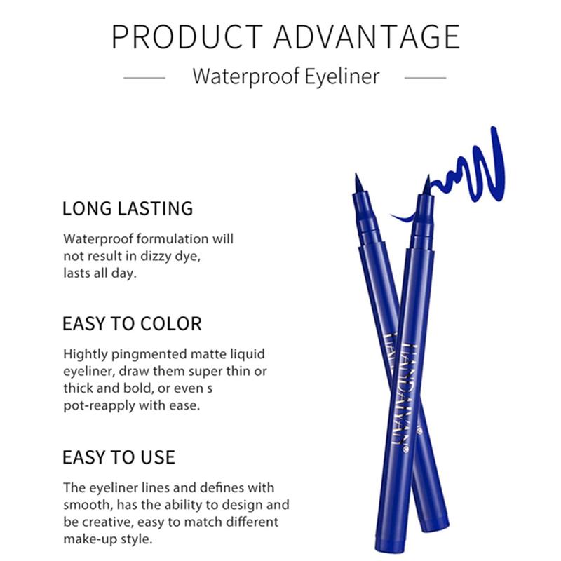 12 Colors Matte Liquid Eyeliner Set, Colorful Neon Eyeliner Pencil Rainbow Waterproof Long Lasting Matte Colorful Eyeliner Milti-Functional Eyeliner Eyeshadow Pen Valentine's Day Gifts for Women