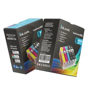 Ink.com 280XXL and 281XXL Ink Cartridge 5 Pack Compatible with Canon for PIXMA TR8620 TR8620a TS6320 TR7520 TS6120 TS6220 TS8220 TS9520