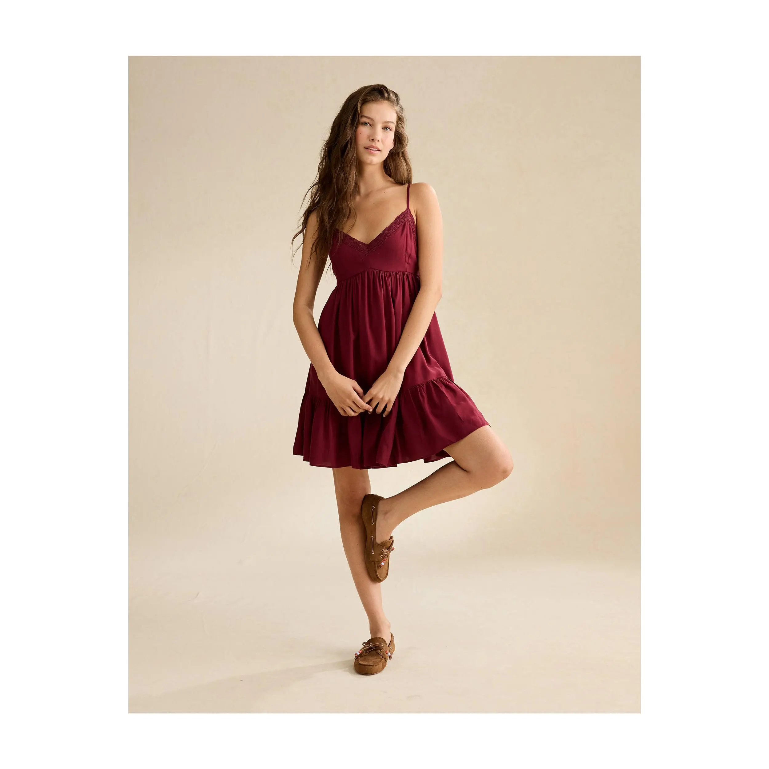 AE Babydoll Slip Mini Dress