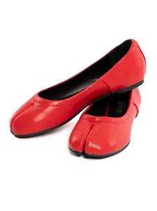 Brynn Red Split-Toe Flats NO RESTOCK!