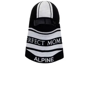 Perfect Moment Team Balaclavas in Black & Snow White