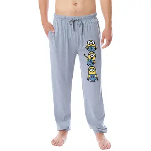 Despicable Me Minions Men's Chibi Sleep Jogger Pajama Pants For Adults