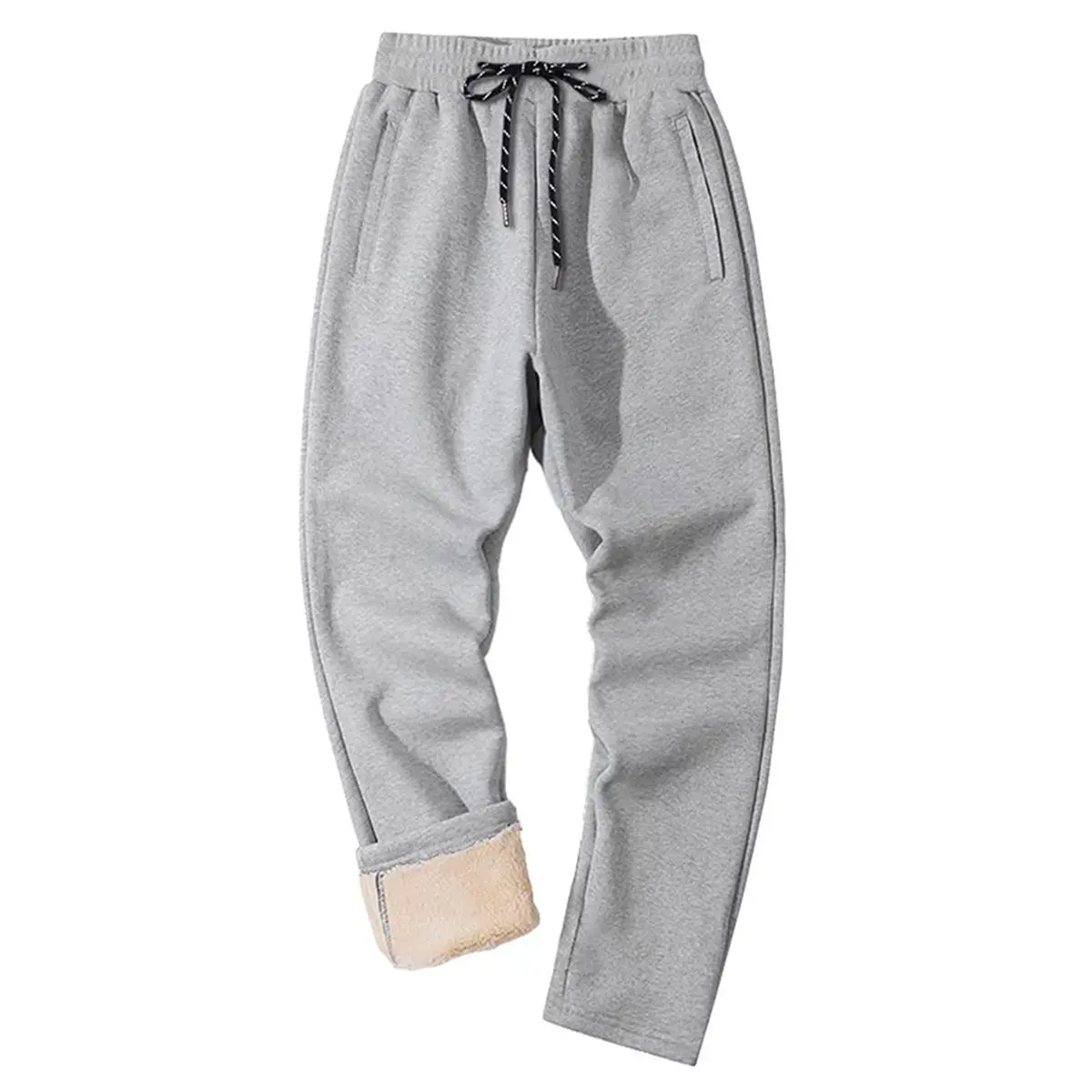 MAGCOMSEN Men's Winter Fleece Pants Sherpa Lined Sweatpants Thicken Warm Athletic Pants Sports Jogger Pants
