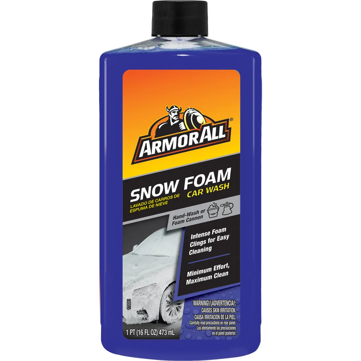 Armor All Car Wash Snow Foam Formula, Cleaning Concentrate Soap for Cars, Truck, and Motorcycles, 16 Fl Oz, Car Cleaning Product