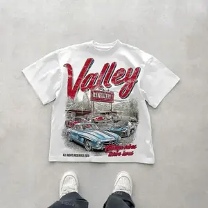 Valey Vintage Vibes Turbo Lives Tee – Retro Streetwear Graphic T-Shirt, Heavy Cotton Unisex Oversized Top 2026