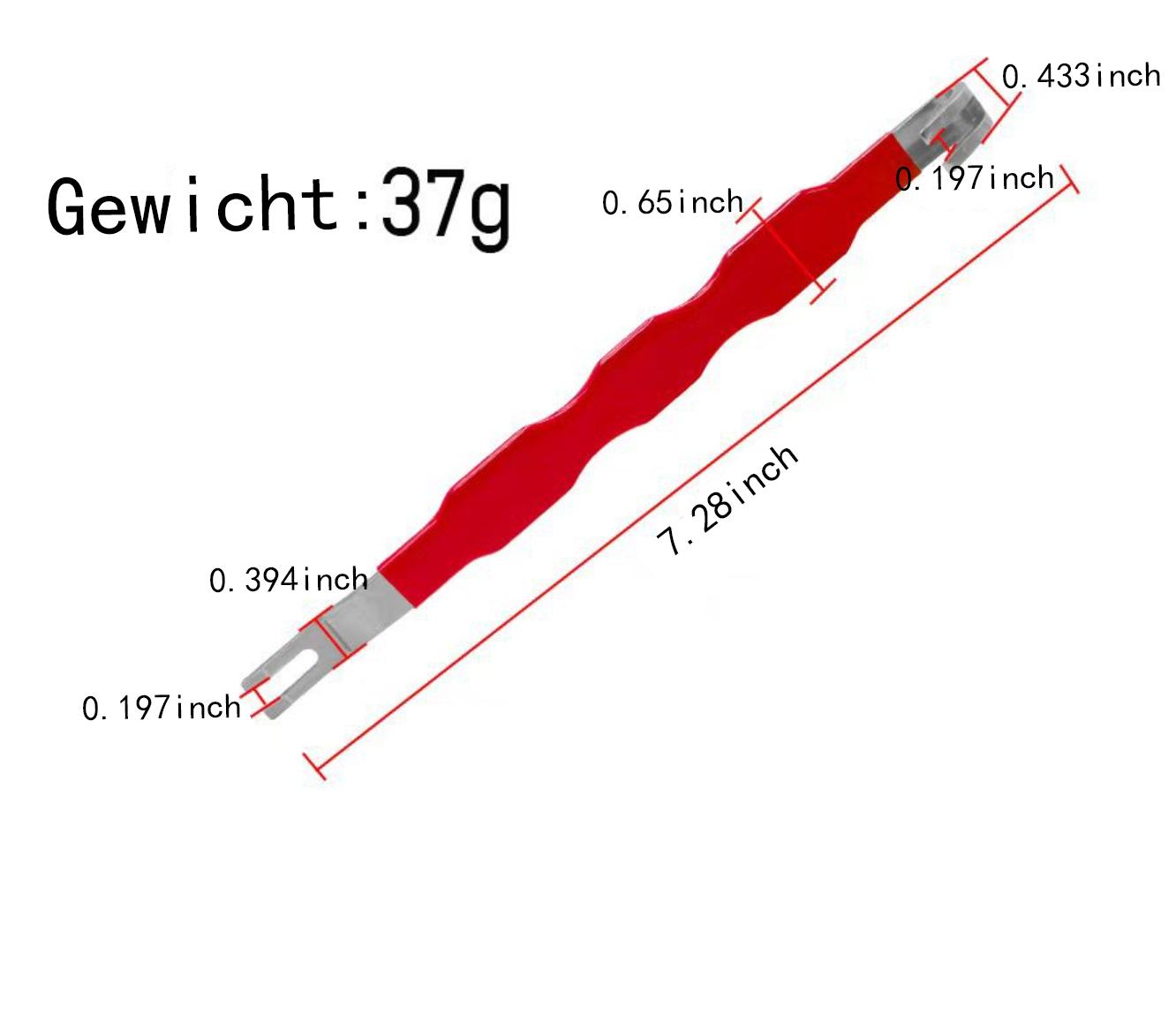 Compact Auto Electrical Connector Removal Hand Tool Universal Dual-End Remover Separator for Vehicle Wiring Harness Maintenance