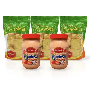 Combo Pintón Triple Galletas de Ajo y dos Ajonesas con Ketchup