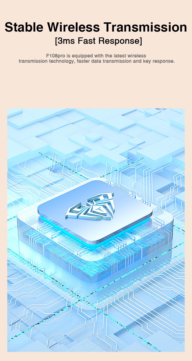 [NEW]AULA F108 Pro Full Size Wireless Mechanical Gaming Keyboard with Knob Smart Screen Num Pad Pink Tri-Mode RGB Backlit Hot Swappable Customize E-Sports Office Computer Accessories TikTokShopfalldealsforyou